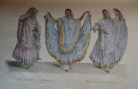 Three Dancing Girls of Hindoostan